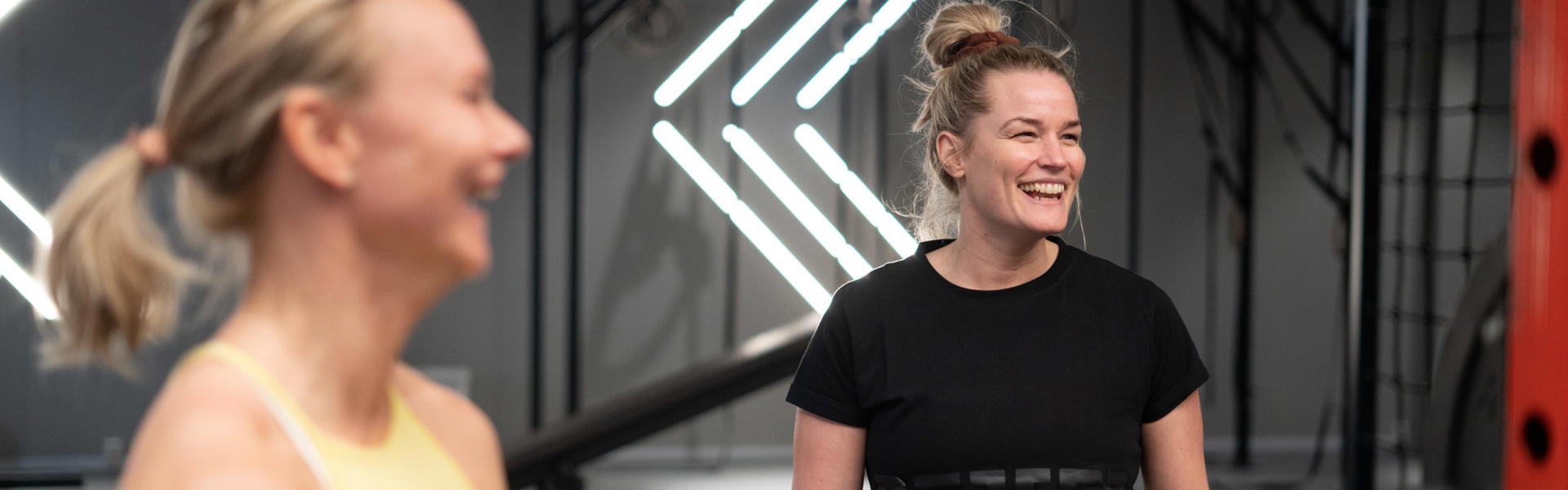 Träna tillsammans på gymmet